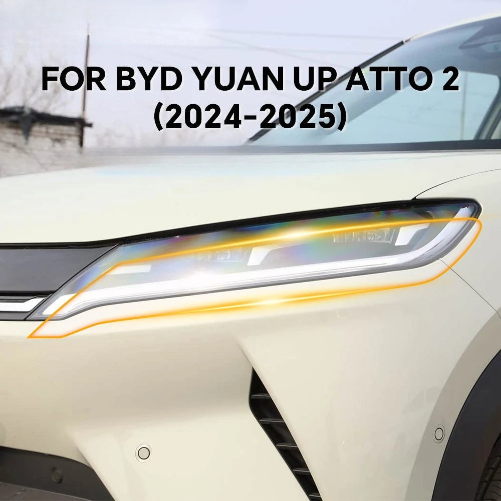 Pre-cut B C Pillars Paint Protection Film Headlight Rearview Mirror Clear Sticker Anti-Scratch For BYD Atto 2 - NeoBYD