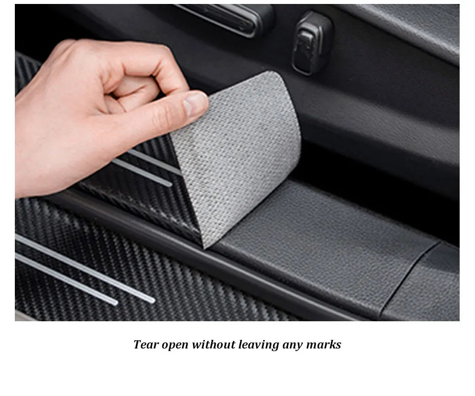 Car Door Threshold Protective Carbon Fibre Sticker For BYD - NeoBYD