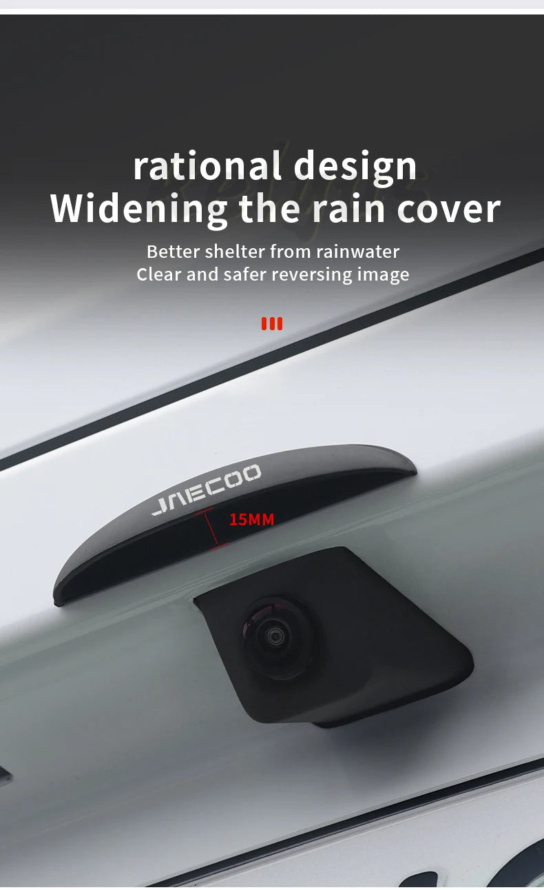 Car Reversing Rear Camera Rain Cover ABS Rain-Proof Car Reverse Camera For Chery Jaecoo J6 J7 J8 Phev J7 Phev 5EV J6 7 J5