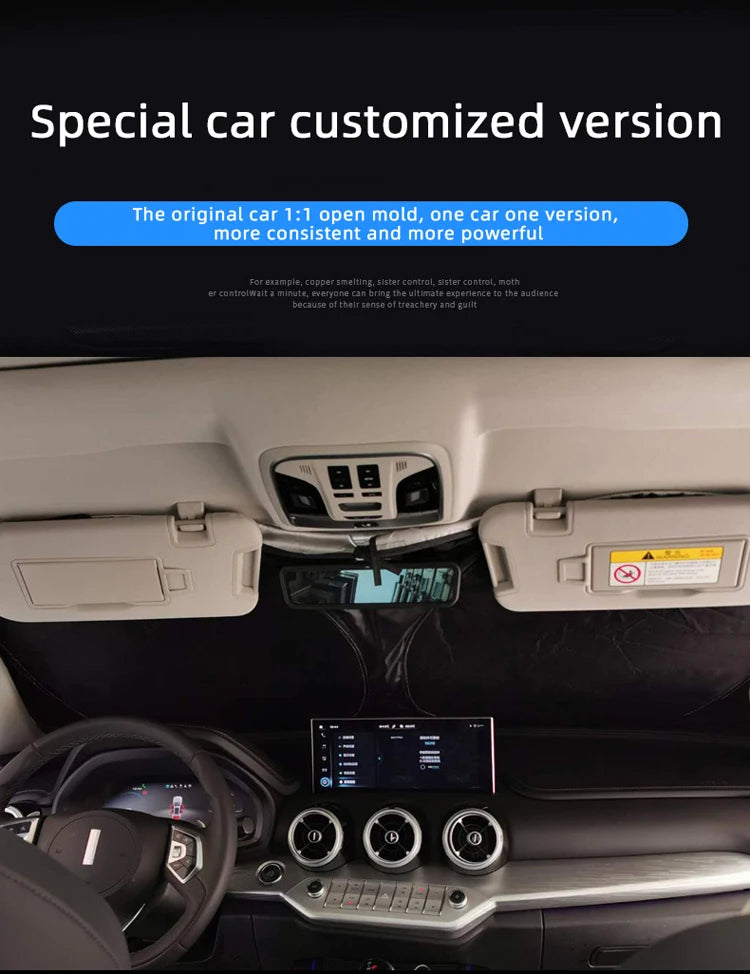 BYD ATTO 3 Sunshade Magnetic UV Block Front Windshield Baby - NeoBYD