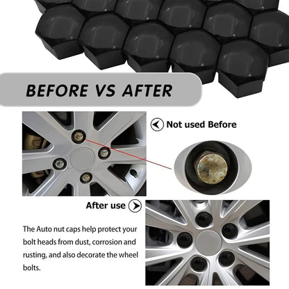 Car Wheel Nut Cover 20 Pieces (17mm/19mm/21mm) - NeoBYD
