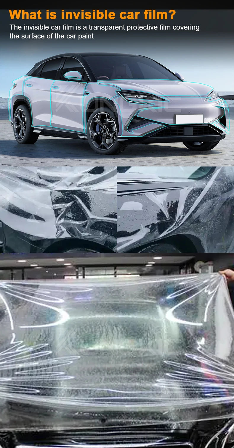 Front Headlight Rear View B C Pillars TPU Paint Protection Film For BYD Sealion 7 - NeoBYD