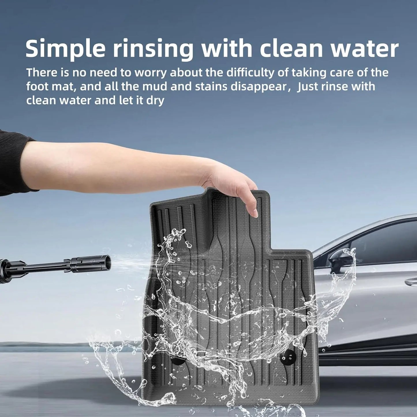 TPE Floor Mats and Cargo Liner, All Weather Floor Liners Trunk Mat for BYD Seal U DMI / Sealion - LHD & RHD