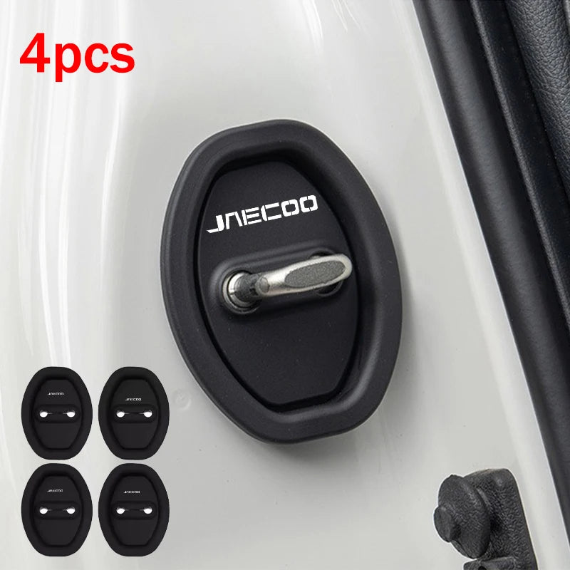 4 pcs Extendable Silicone Car Door Lock Covers Waterproof Rust-proof Protection For Chery Jaecoo J7 J8 2023 2024 2025 Auto