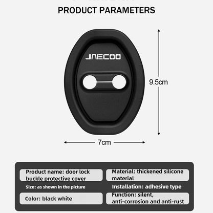 4 pcs Extendable Silicone Car Door Lock Covers Waterproof Rust-proof Protection For Chery Jaecoo J7 J8 2023 2024 2025 Auto