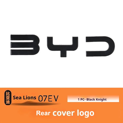Front and Rear Emblem Badge Black Warrior Modification For BYD Sealion 7 - NeoBYD