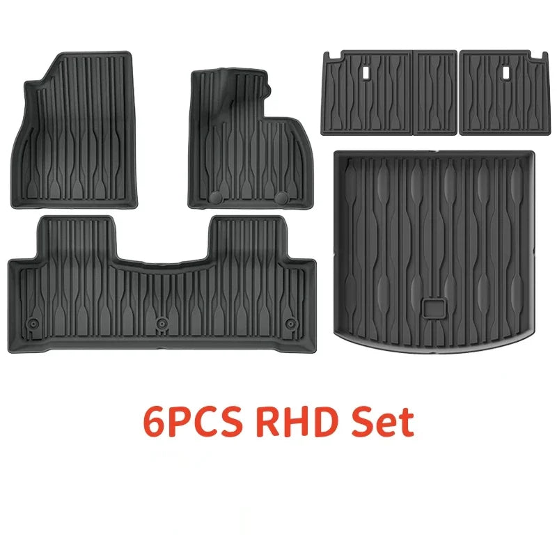 TPE Car Floor Mats, Backrest Mats and Cargo Liners, All Weather Waterproof For BYD Sealion 7 (RHD & LHD) - NeoBYD
