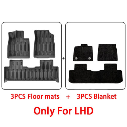 TPE Floor Mats and Cargo Liner, All Weather Floor Liners Trunk Mat LHD & RHD For BYD Seal U / Sealion 6