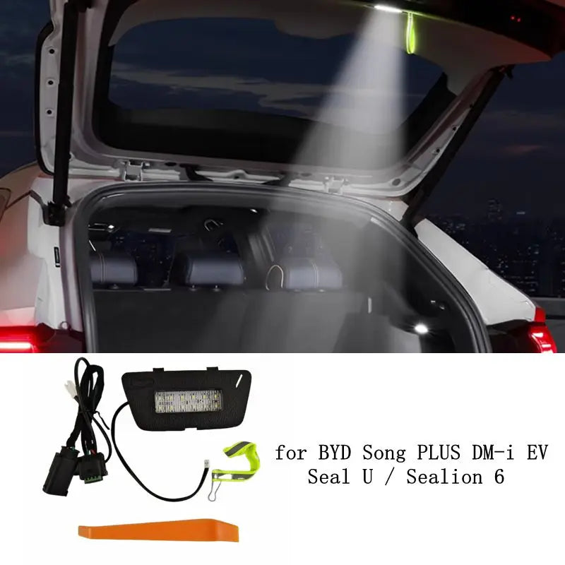 Rear Trunk Light Tailgate Modification Led Trunk Interior Light Car Interior for BYD Seal U / Song Plus Dm-i EV