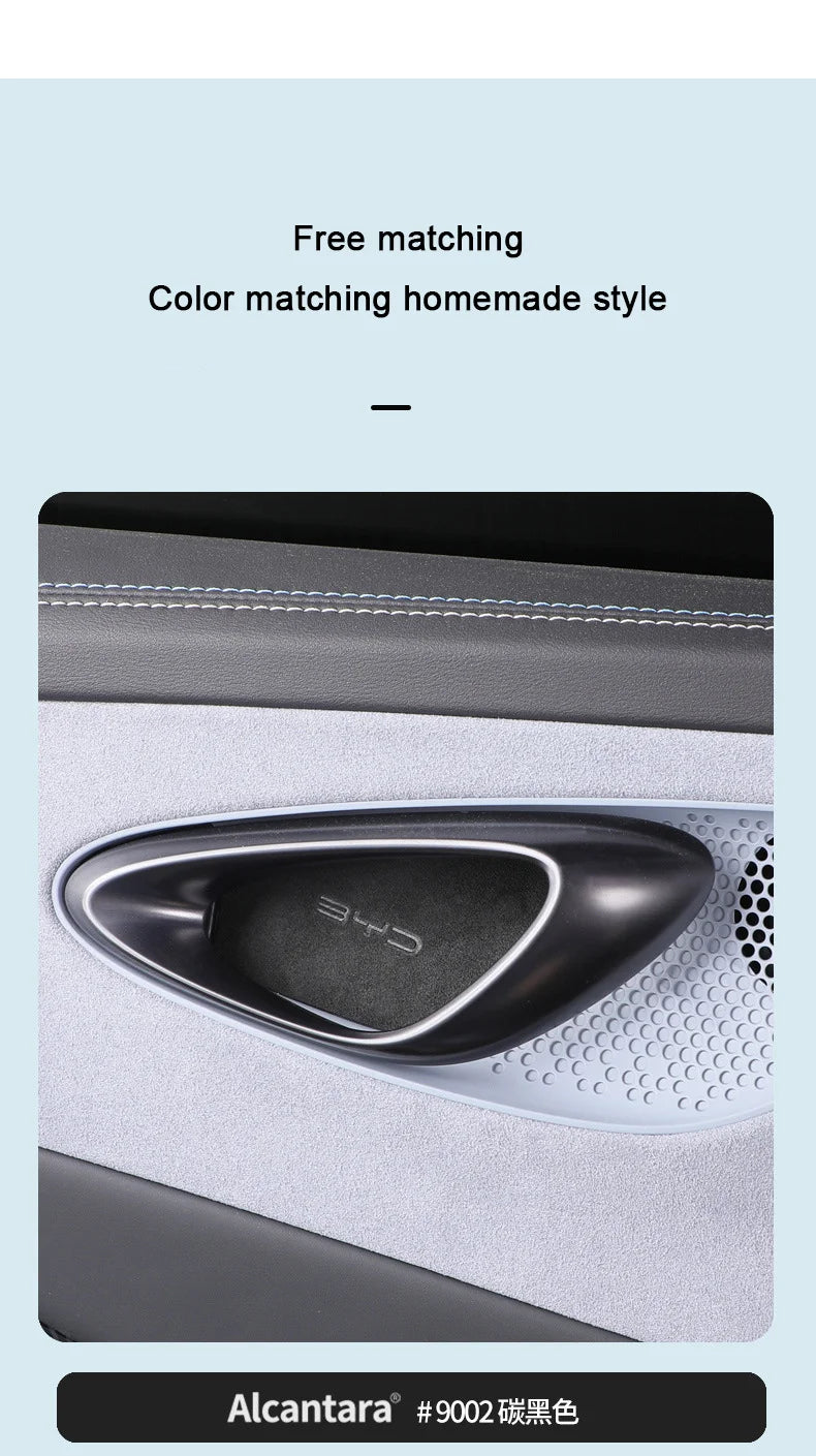 BYD Seal Suede Door Handle Patch Covers 4Pc EV Kit Pro - NeoBYD