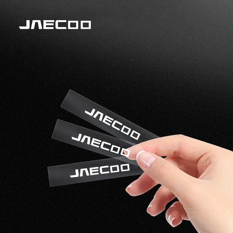 Car Metal Emblem Audio or Steering Wheel Stickers Reflective Decor Decals For JAECOO J7 J6 J7 J8 Phev 2025 2024 2023 Ruigu 9