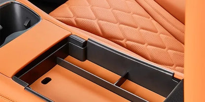 Center Console Precise Fit Divided Compartments ABS+Leather Pad Storage Box For BYD Sealion 7 - NeoBYD