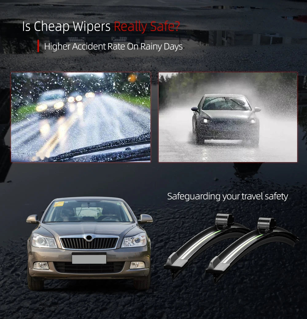 Front Windshield Wiper Blades For BYD Dolphin - 2 Pieces