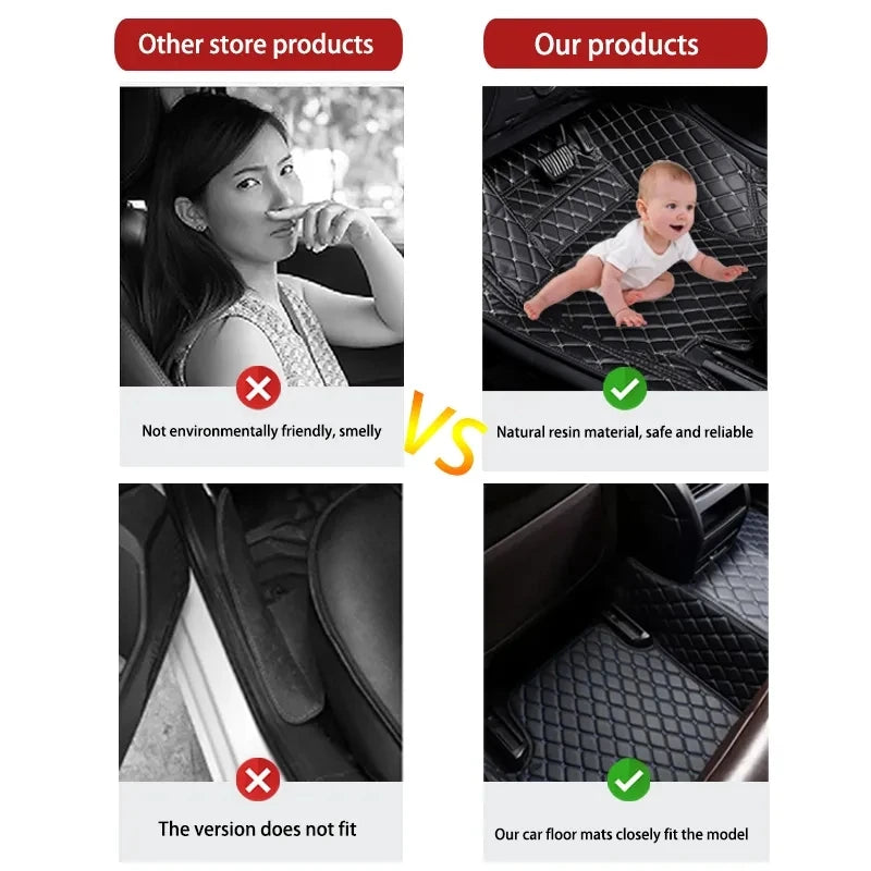 Car Floor Mats For JAECOO J7 2023 2024 2025 Custom foot Pads carpet cover Interior Accessories