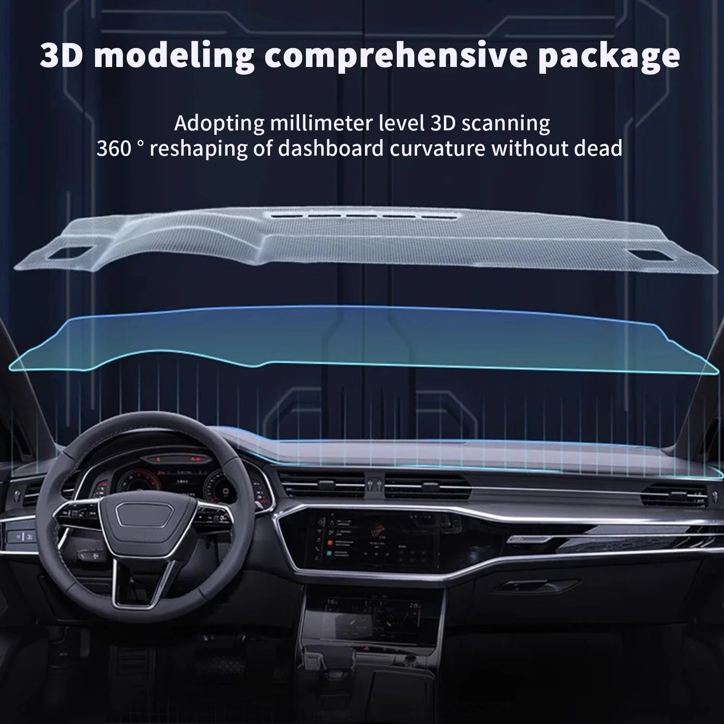 Dashboard Mat Sunshade Protective Carpet Car Cover Non-slip Pad For BYD Seal U / Sealion 6 - NeoBYD