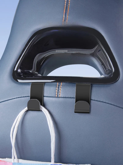 BYD Car Seat Back Hook ABS Headrest Hanger 2 Pack Black - NeoBYD