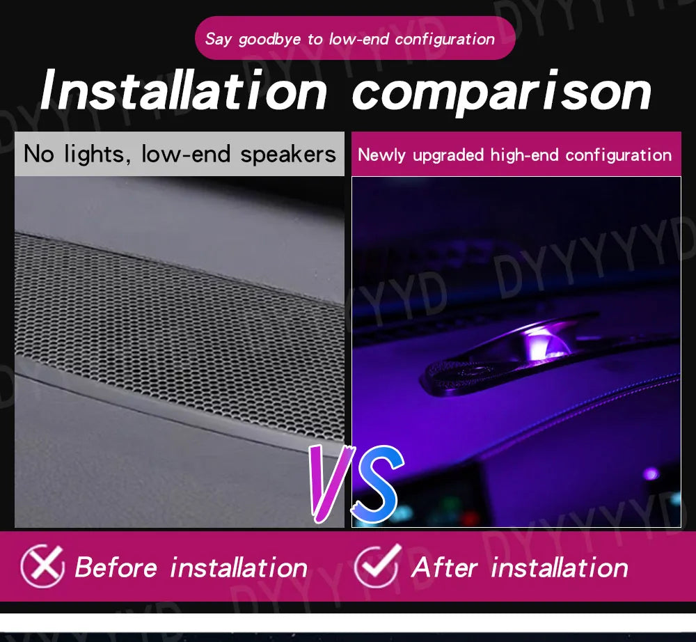 BYD Seal DMi Center Audio Upgrade Speakers With Ambient LED - NeoBYD