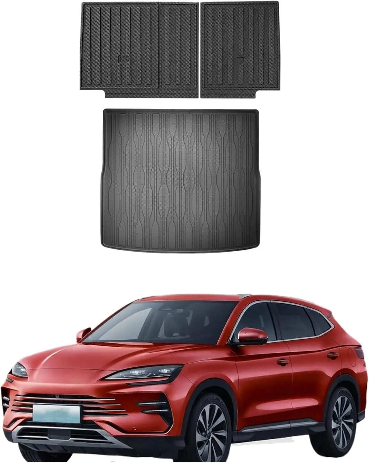 TPE Floor Mats and Cargo Liner, All Weather Floor Liners Trunk Mat for BYD Seal U DMI / Sealion - LHD & RHD