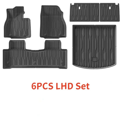 TPE Car Floor Mats, Backrest Mats and Cargo Liners, All Weather Waterproof For BYD Sealion 7 (RHD & LHD) - NeoBYD