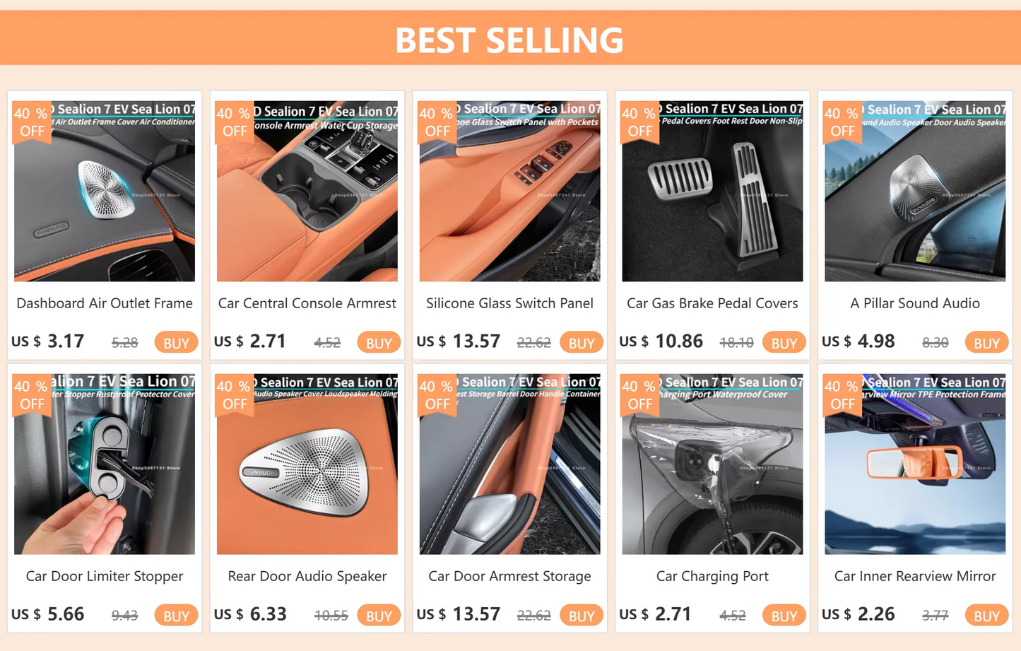 Car Door Limiter Stopper Rustproof Protector Cover Sticker For BYD Sealion 7 - NeoBYD