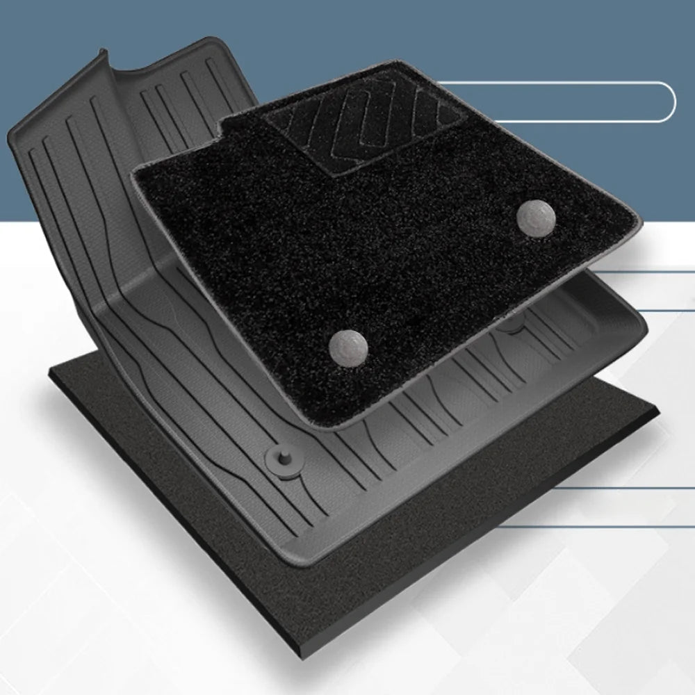 TPE Floor Mats and Cargo Liner, All Weather Floor Liners Trunk Mat for BYD Seal U DMI / Sealion - LHD & RHD