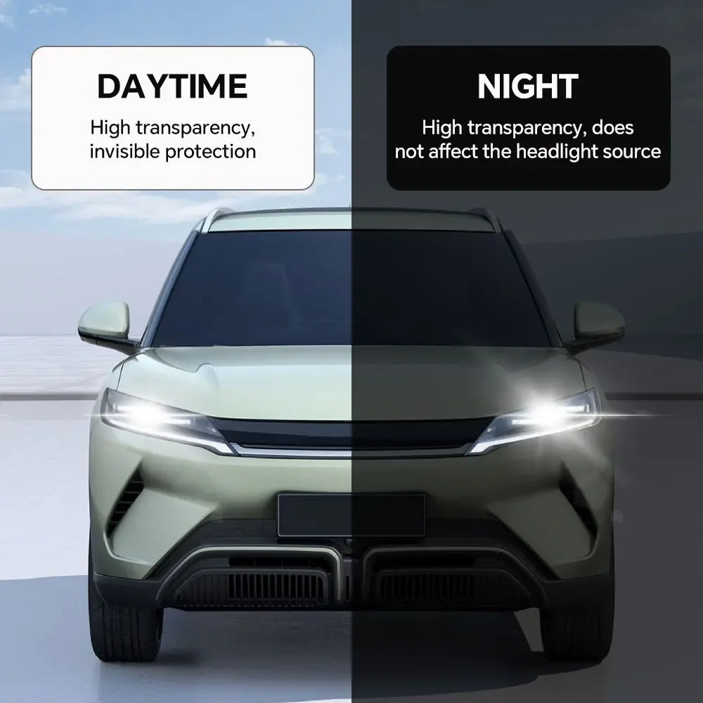 Pre-cut B C Pillars Paint Protection Film Headlight Rearview Mirror Clear Sticker Anti-Scratch For BYD Atto 2 - NeoBYD