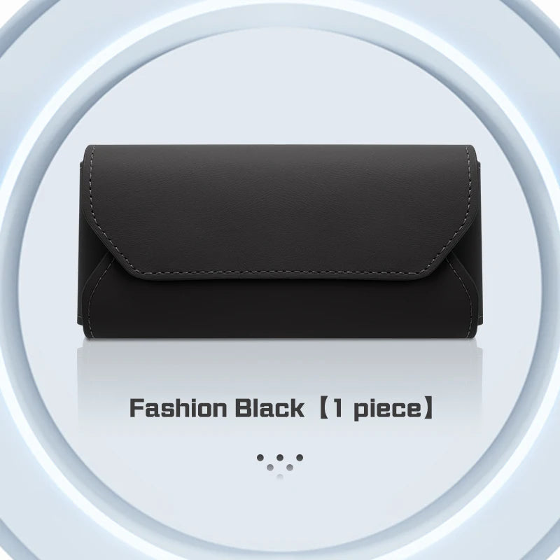 Leather Glasses Sunglasses Case Clip on Sun Visor Storage for BYD