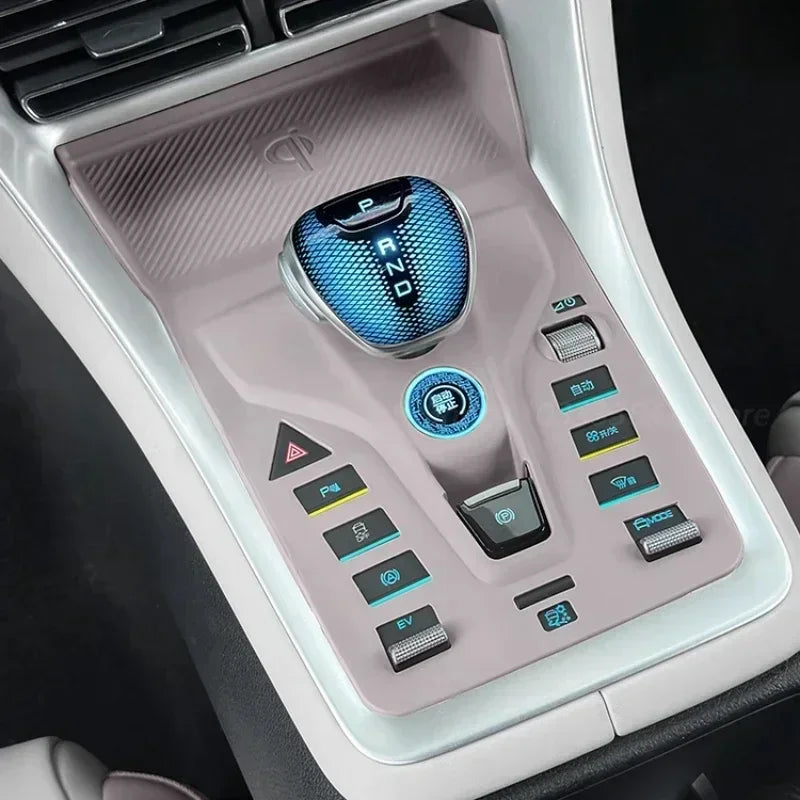 For BYD SONG PRO DMI Central Control Button All-inclusive Silicone Pad Interior Scratch-proof Modified Protective Accessories