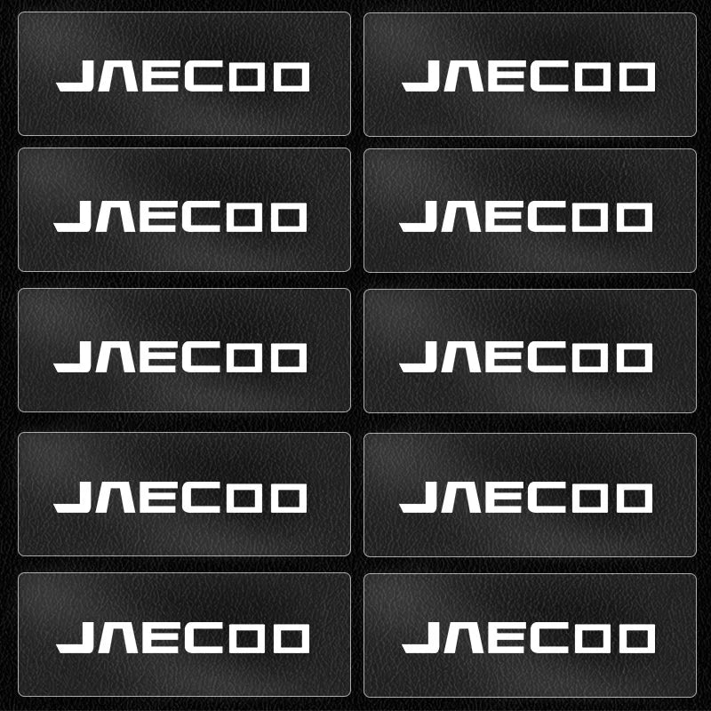 Car Metal Emblem Audio or Steering Wheel Stickers Reflective Decor Decals For JAECOO J7 J6 J7 J8 Phev 2025 2024 2023 Ruigu 9
