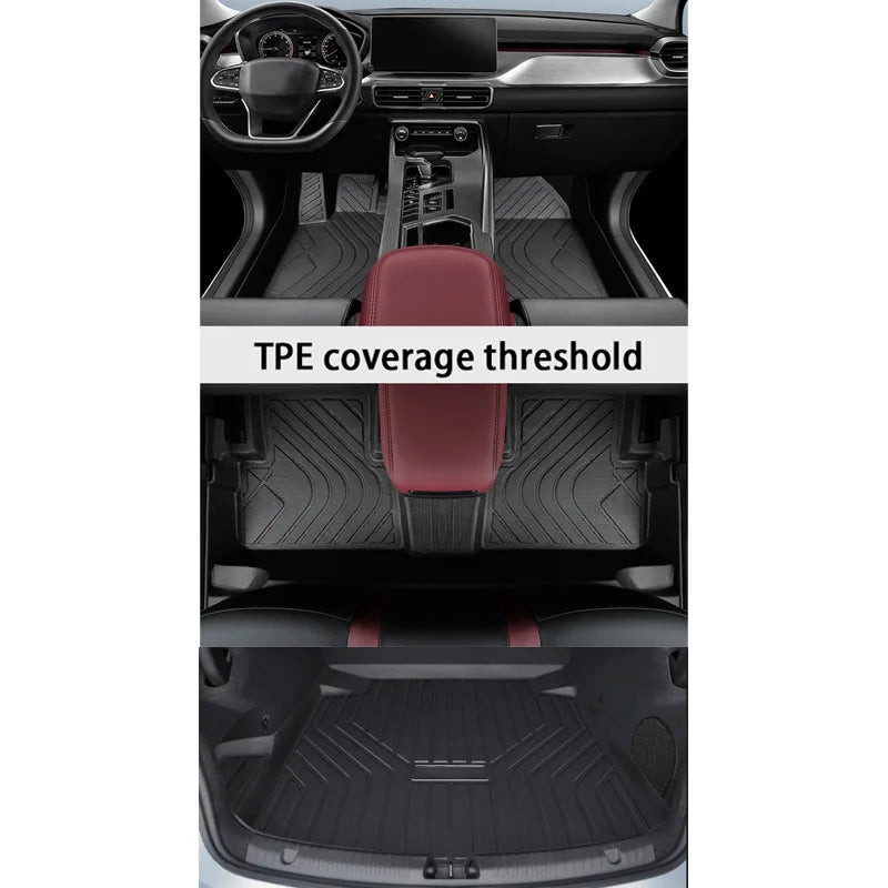 TPE LHD For BYD Seal 2024 2023 2022 Floor Mat Accessories Auto Foot Panel Liner Storage Carpet Pad Waterproof Parts Car Sticker
