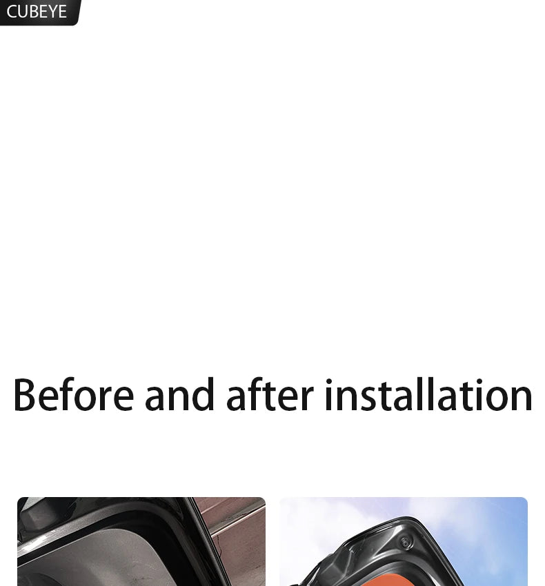 Tailgate Trunk Protection Pads Stickers For BYD Seal U / Sealion 6 - NeoBYD