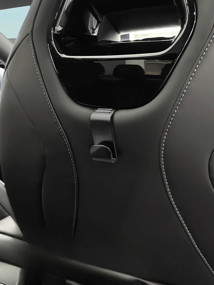 BYD Car Seat Back Hook ABS Headrest Hanger 2 Pack Black - NeoBYD