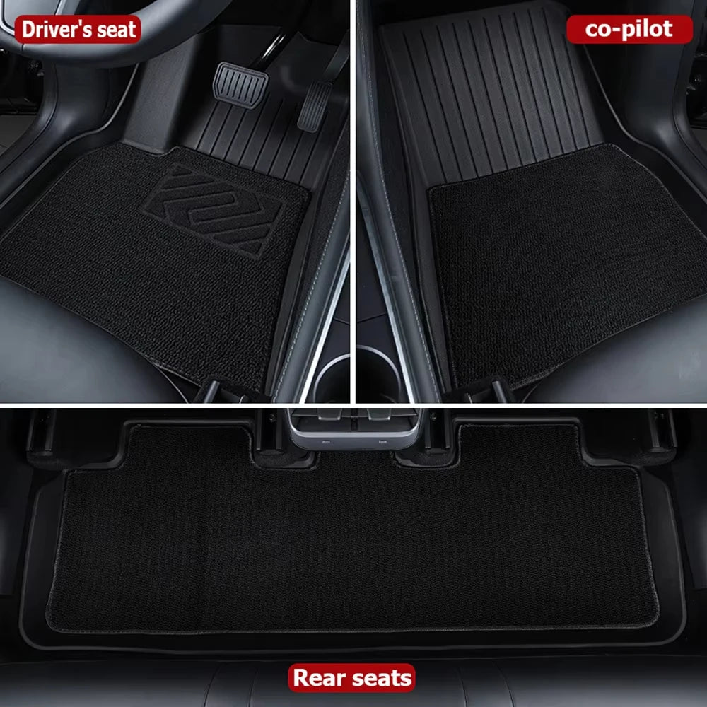 Premium Custom Fit Tesla Floor and Luggage Mats
