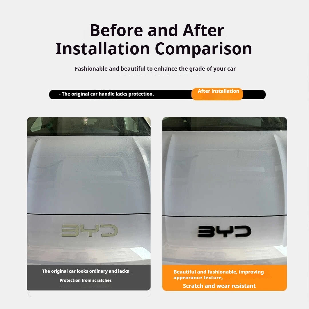 Front and Rear Emblem Badge Black Warrior Modification For BYD Sealion 7 - NeoBYD