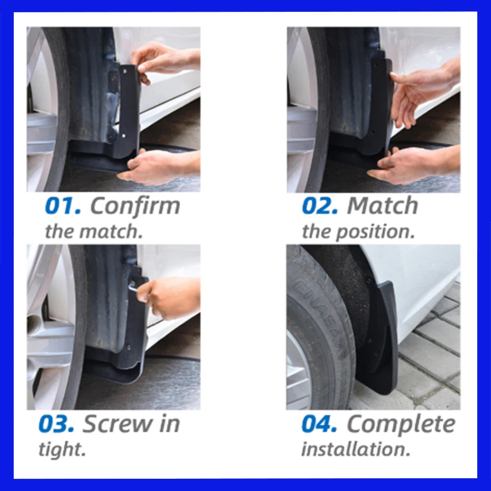 BYD Seal Atto 4 Mud Guards Front And Rear 4pcs For EVs - NeoBYD