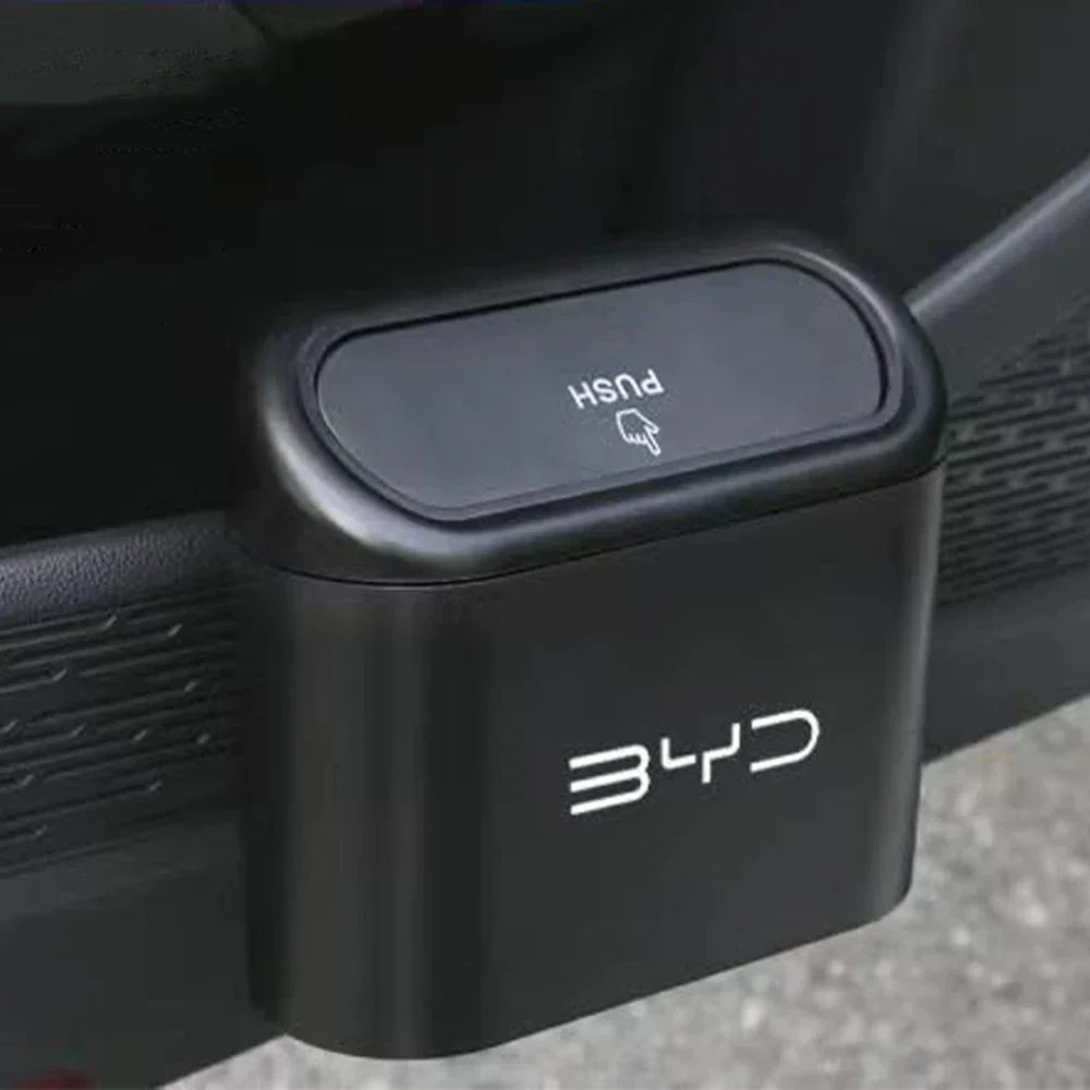 1PC Car Hanging Trash Bin Storage Box for BYD Atto 3 / Seal / Seagull / Dolphin / Act 3 / Tang F3 / E6 / Yuan / Song Plus S6