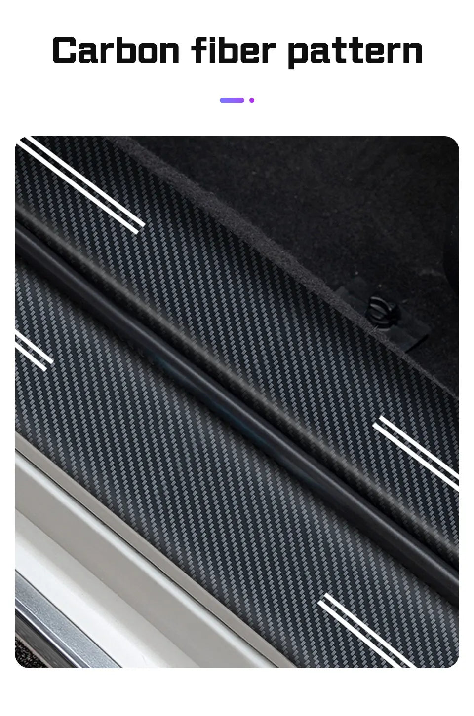 Car Door Threshold Protective Carbon Fibre Sticker For BYD - NeoBYD