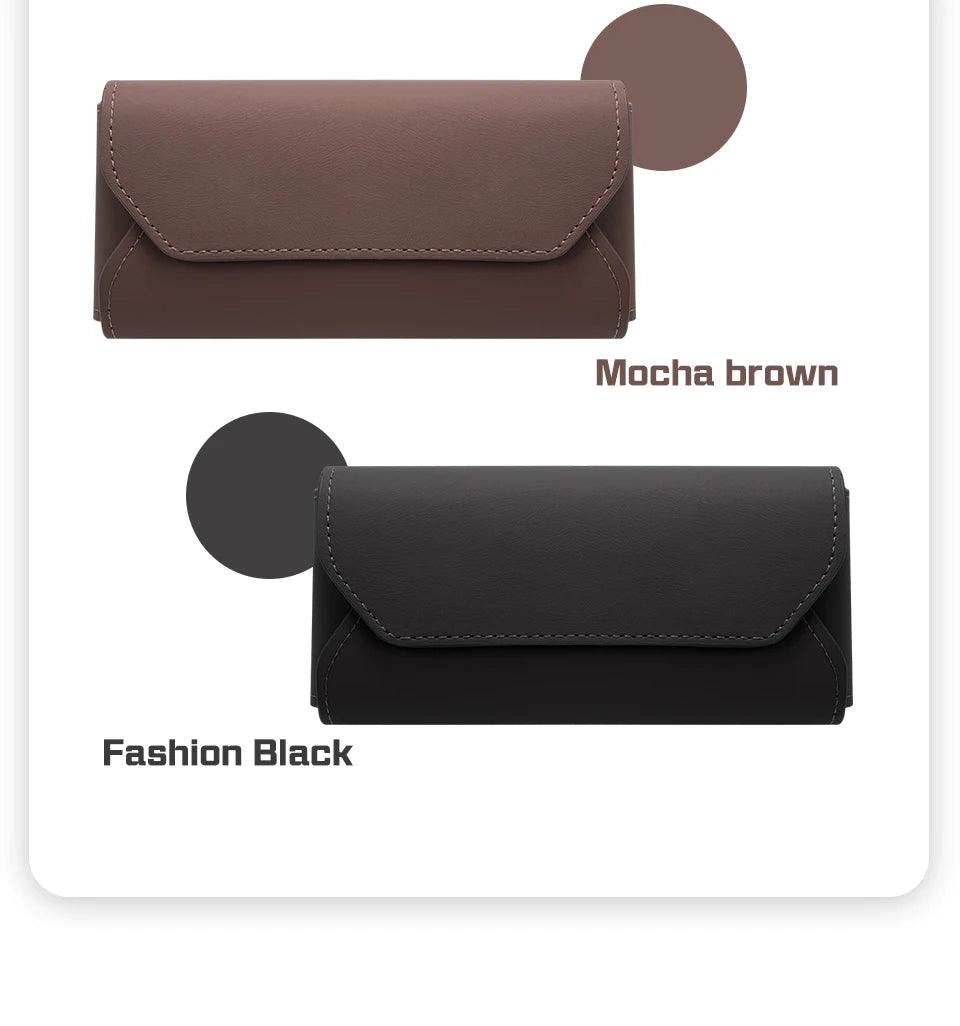 Leather Glasses / Sunglasses Case Clip Storage Box For BYD - NeoBYD
