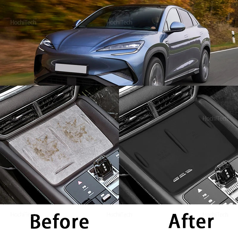 Central Control Non-Slip Wireless Fast Charging Wireless Charger Mat For BYD Sealion 7 - NeoBYD