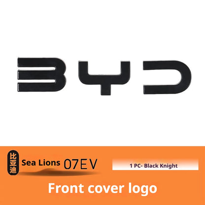 Front and Rear Emblem Badge Black Warrior Modification For BYD Sealion 7 - NeoBYD