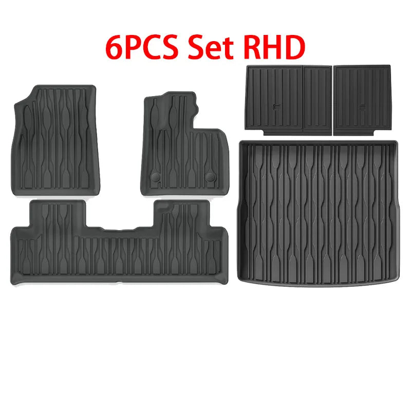 TPE Floor Mats and Cargo Liner, All Weather Floor Liners Trunk Mat LHD & RHD For BYD Seal U / Sealion 6