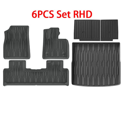 TPE Floor Mats and Cargo Liner, All Weather Floor Liners Trunk Mat LHD & RHD For BYD Seal U / Sealion 6