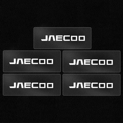 Car Metal Emblem Audio or Steering Wheel Stickers Reflective Decor Decals For JAECOO J7 J6 J7 J8 Phev 2025 2024 2023 Ruigu 9