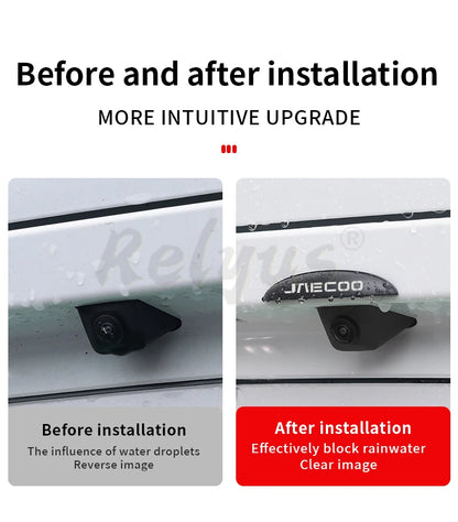 Car Reversing Rear Camera Rain Cover ABS Rain-Proof Car Reverse Camera For Chery Jaecoo J6 J7 J8 Phev J7 Phev 5EV J6 7 J5