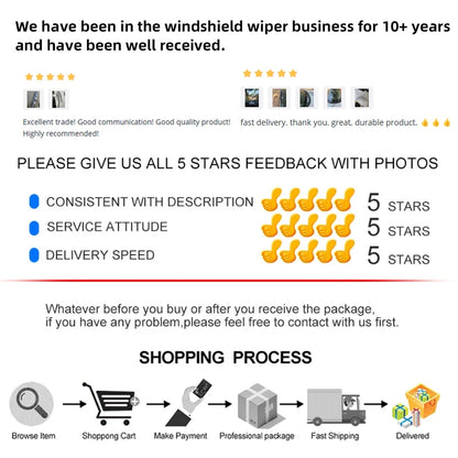 RHD Front Windshield Wiper Blades For BYD Seal - NeoBYD