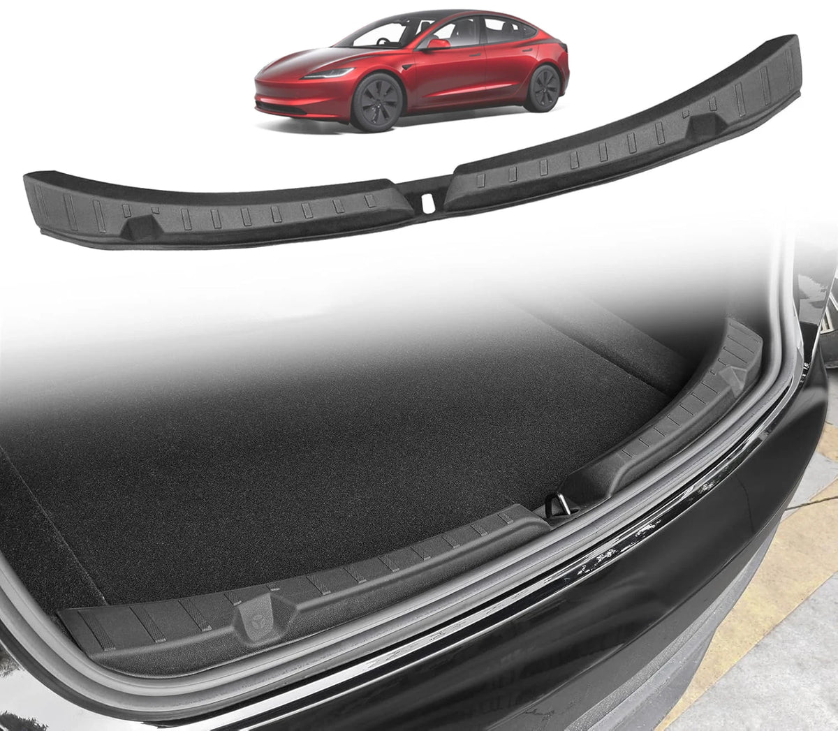 Tesla Model 3 Highland Trunk Protection Strips