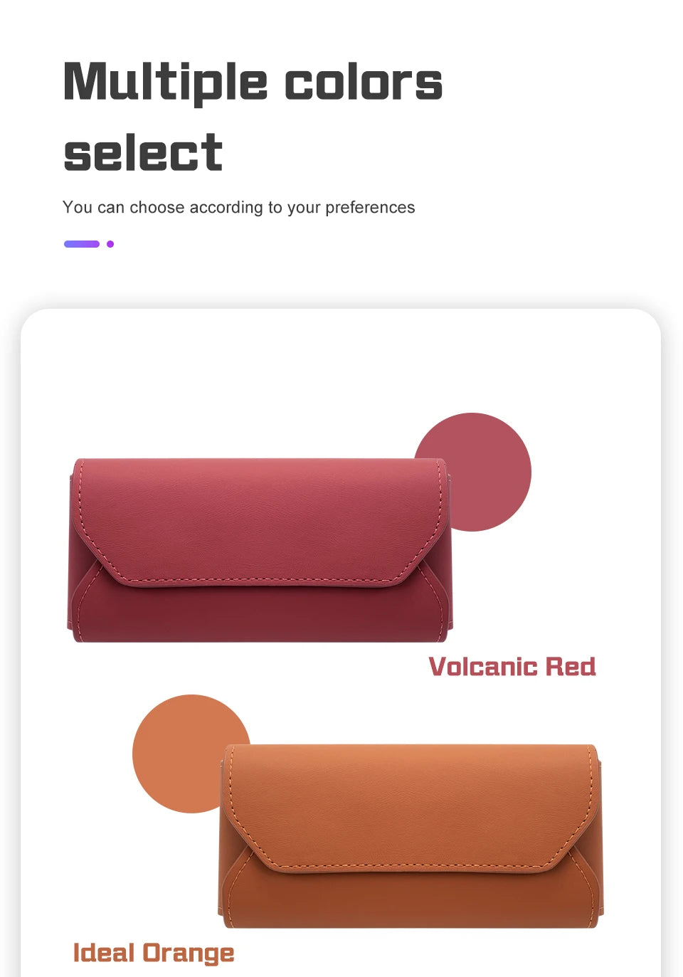 Leather Glasses / Sunglasses Case Clip Storage Box For BYD - NeoBYD