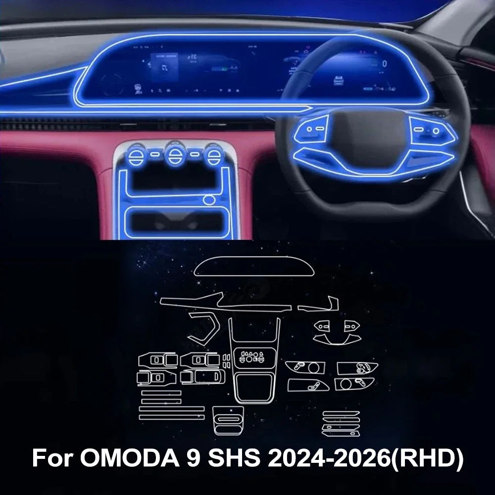 Premium Interior Protection Film for OMODA 9