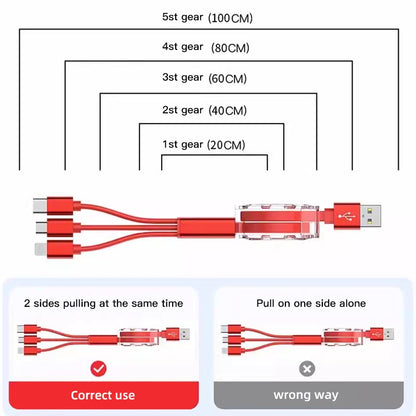 3 In 1 Fast Charger USB Data Cable For BYD - NeoBYD
