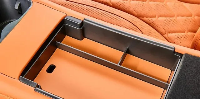 Center Console Precise Fit Divided Compartments ABS+Leather Pad Storage Box For BYD Sealion 7 - NeoBYD
